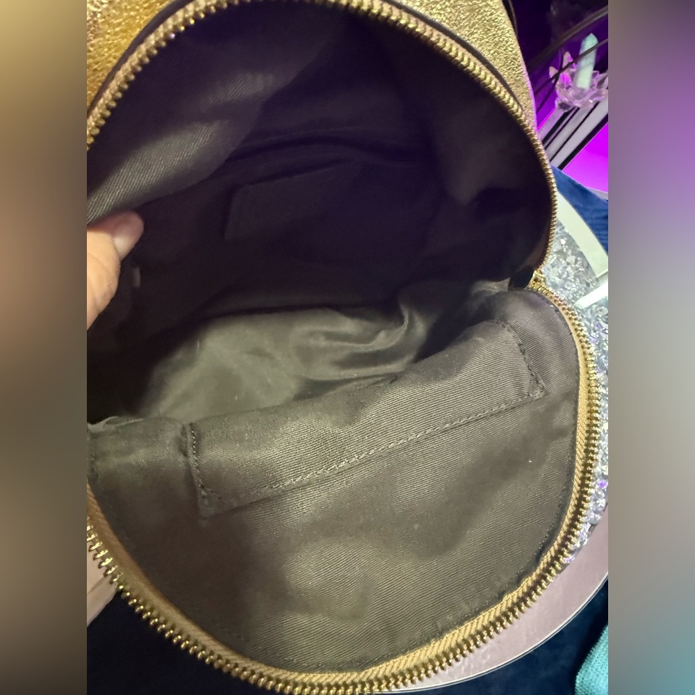 Coach Gold Mini Backpack and Case Bundle - Picture 8 of 12